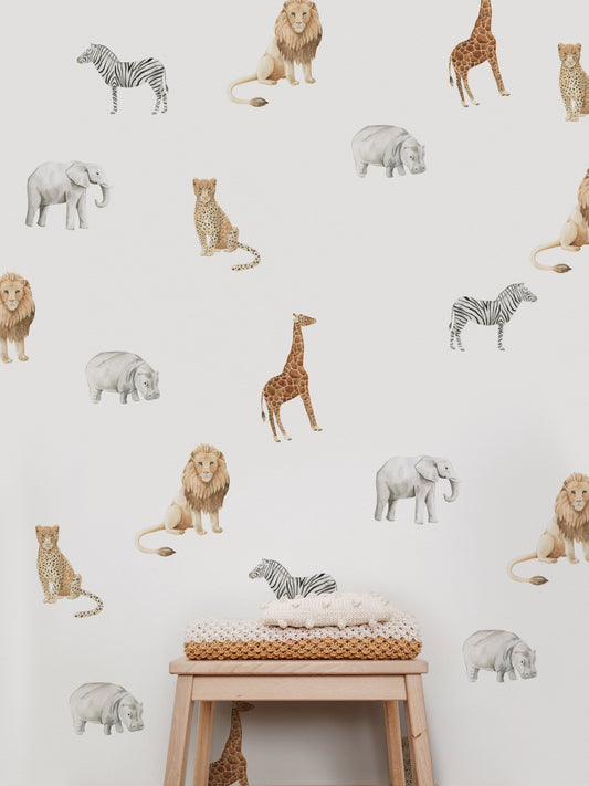 Jungle Animals Wall Decals