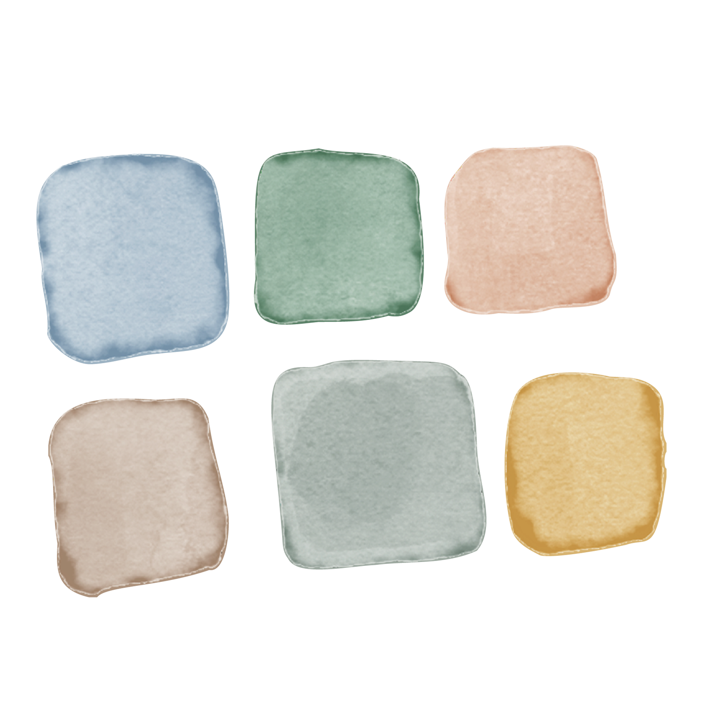 Pastel Squares Wall Decals