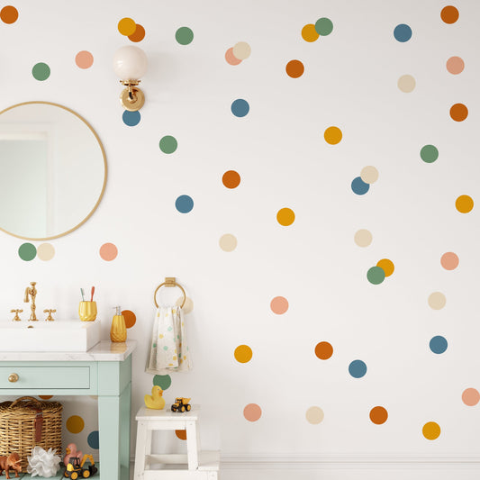 Spring Polka Dot Wall Decals