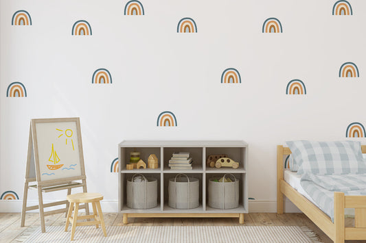 Blue Rainbow Wall Decals