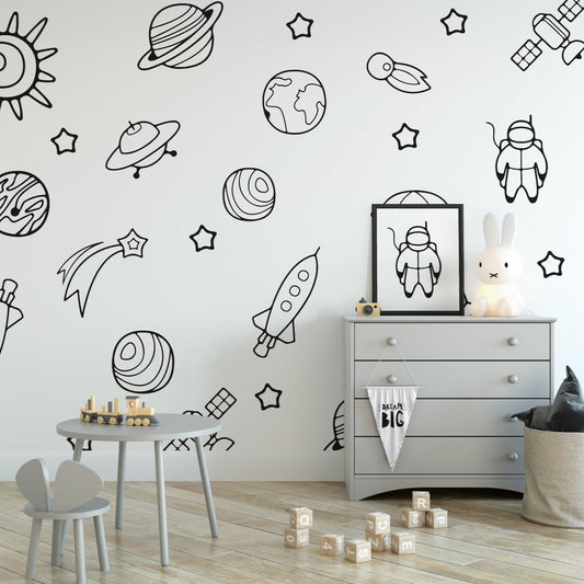 Outer Space Wall Decals