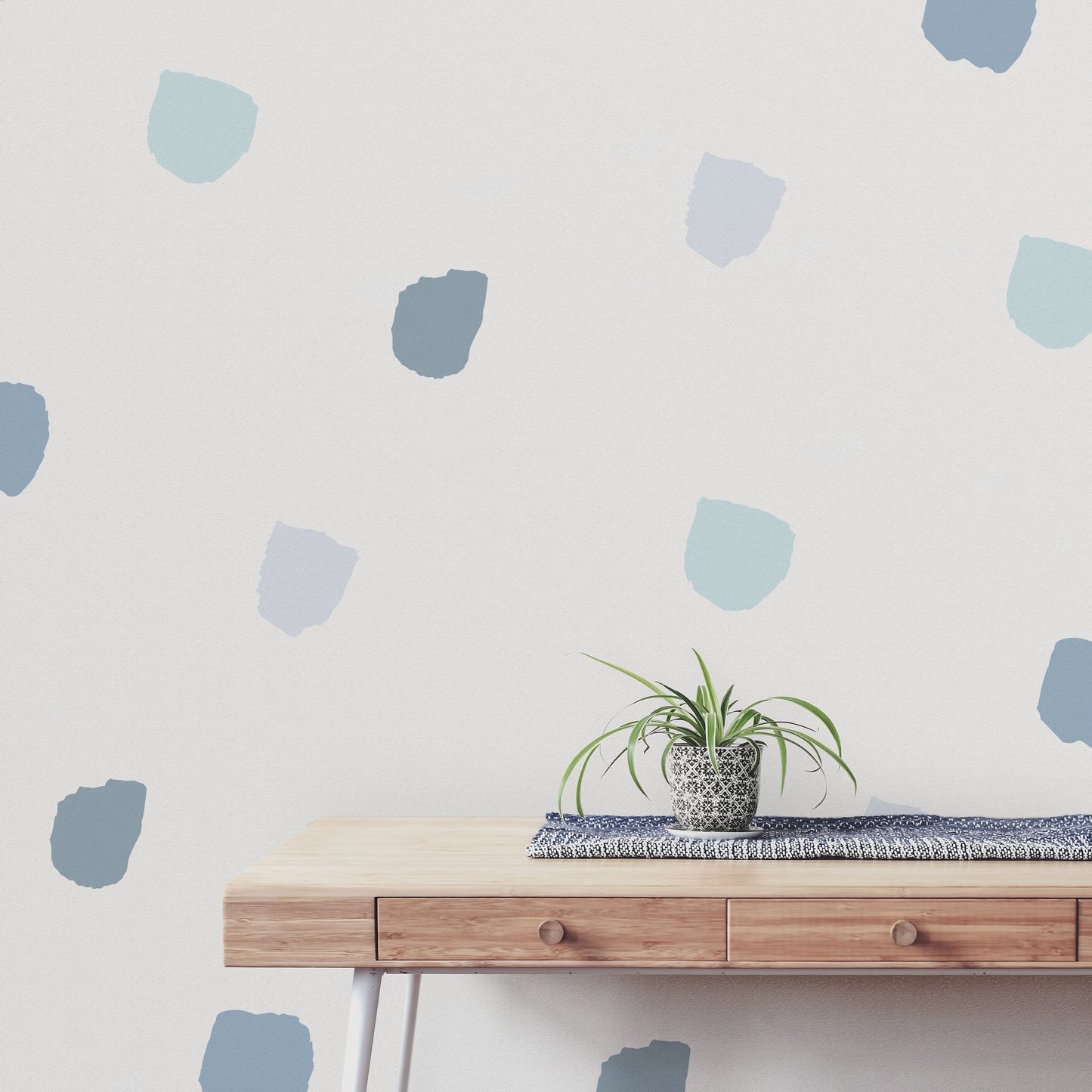 Blue Spots Wall Decals