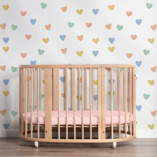 Spring Hearts Wall Decals