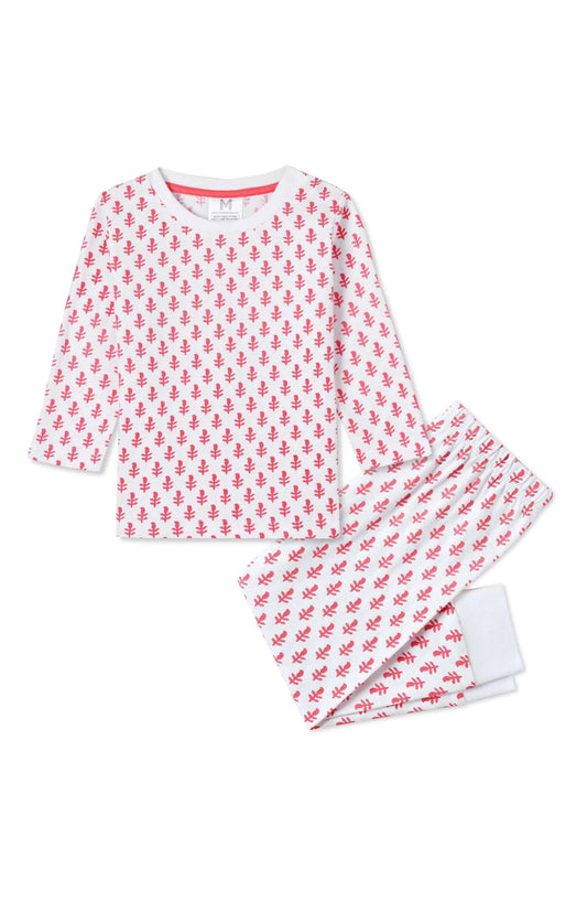 Malabar Baby - Organic Cotton Pajamas in Pink City at MERRIMiNT